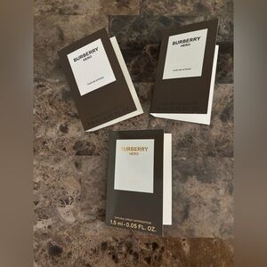 Burberry Hero 1.5ml Lot of 3 Sample Sprayer Bodycare Beauty New